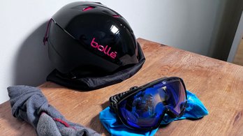 Bolle Winter Sports Helmet, Goggles, Warm Socks
