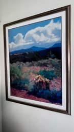 Distant Hills By Mary Silverwood Art Print