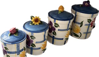 Linens And Things Ceramic Canisters