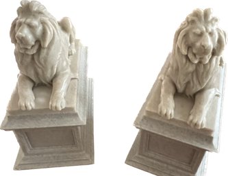 Stately Lion Bookends New York Library Lion Bookends