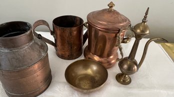 Vintage Brass And Copper Decor Collection