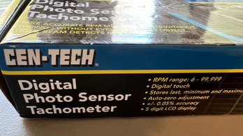 Cen-tech Digital Photo Sensor Tachometer