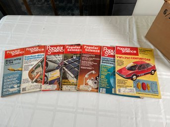 Box Of Vintage Popular Science Magazine