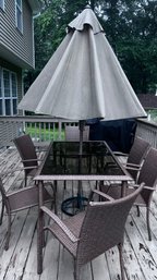 Composite Wicker Patio Set - Table & Chairs!