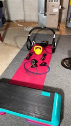 Home Gym Equipment - Kettle Bell, Sit-up, Exercise Bands,  Hand Weights & Yoga Mat