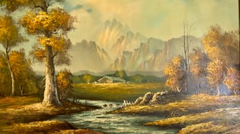 Original Oil Landscape By G. Rooney