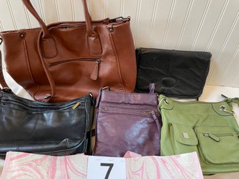 Nice Collection Of Handbags, Some Leather!