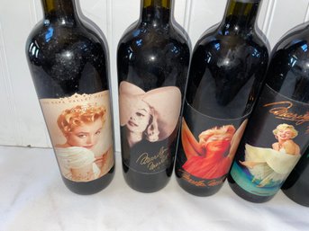 Marilyn Monroe Collectible Wine Bottles 5 In All! Norma Jean