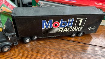 Mobil Racing And Mobil Toy Trucks NEW IN BOX! Lot Of 3