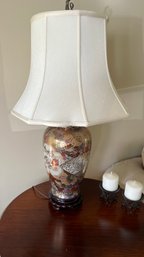 Asian Lamp Vintage Royal Satsuma Lamp