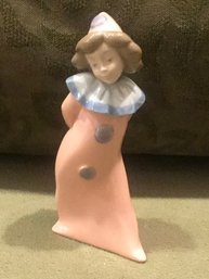 Rare Find Vintage Nao Clown Figurine By Lladro Girl Clown Figurine