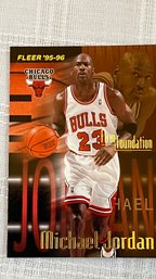 Michael Jordan Fleer 95-96 Sports Card