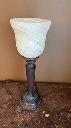 Table Lamp With Opaque Glass