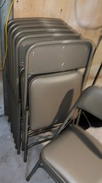 Folding Chairs Like-new Condition Lot Of 7