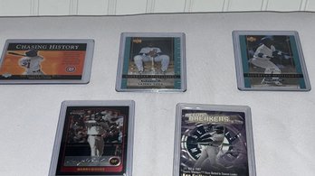 Baseball Cards - Barry Bonds, Ken Griffrey, Jr., Sammy Sosa