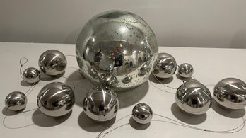 Metal Silver Hanging Ornaments