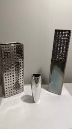 Metal Umbrella Stands & Metal Vase