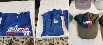 New York Giants Championship Polo Shirt, T-shirt And Hat