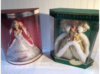 Barbie Holiday And Barbie Special Editions Barbies Lot Of 2