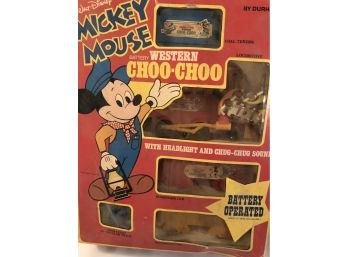 Mickey Mouse Western Choo-Choo Set