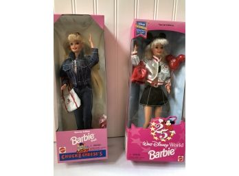 Barbie Dolls - Walt Disney World Barbie And Chuckee Cheese Barbie