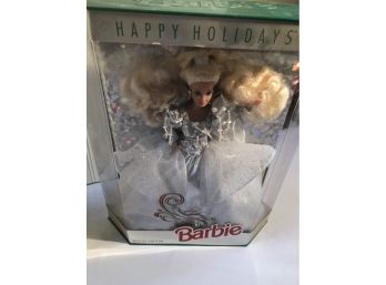 Barbie Collection Happy Holidays Lot Of 3