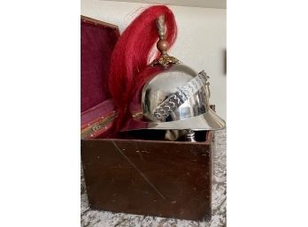 Antique Russian Style Spiked Band Helmet With Provenance