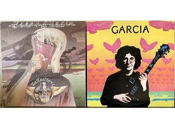 (2) Jerry Garcia Albums 'Garcia'  1974 Album Vinyl LP, & Jerry Garcia Reflections 1976