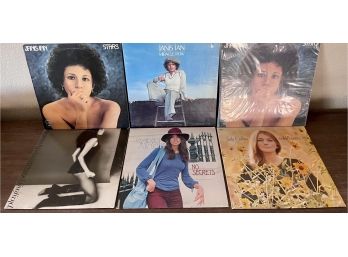 (6) Vinyl Albums LP's Janis Ian Stars, Playing Cards, Carly Simon, Playing Possum, No Secrets, Judy Collins