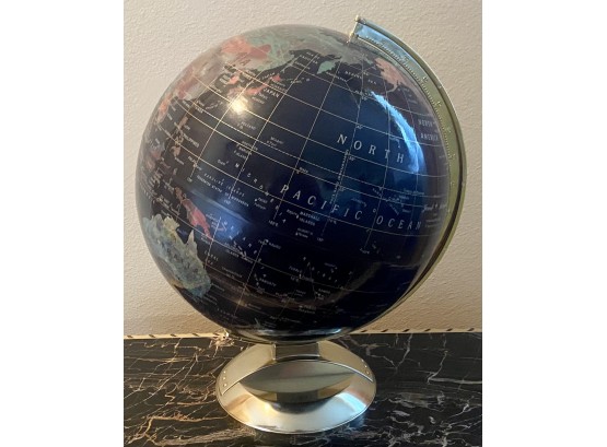 Gold Tone Plastic Globe