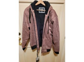 HanTon Large Women's Fleece Lined Hooded Jacket With Original Tags