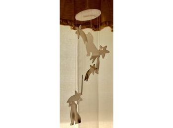 Carved Stone Animal And Stars Wind Chime
