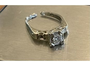 Antique 14K Gold & Diamond Engagement Ring (As Is)  Weighs 3.2 Grams