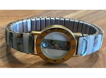 Gorgeous GEMTIME Women's Mother Of Pearl And Abalone Watch