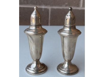 Sterling Silver Weighted Empire 241 Salt & Pepper Shakers