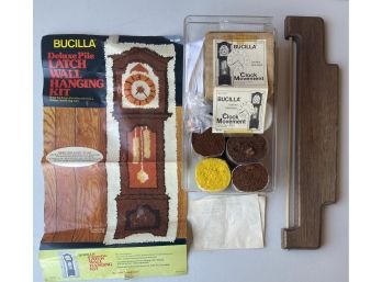Bucilla 1980's Deluxe Pile Latch Wall Hanging Kit With Instructions