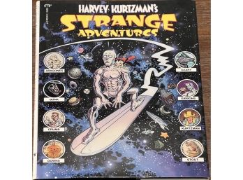 1990 Author Signed Copy Harvey Kurtzman's Strange Adventures Epic Comics Original Dust Cover
