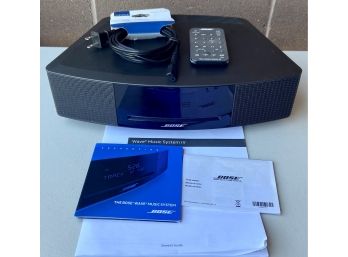 Bose Wave Music System IV With Remote Power Cable And Original Paperwork - 417788-WMS