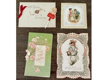 Gorgeous Unused Victorian Greeting Cards And Booklets 1924 Valentines And More