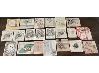 Large Lot Of Vintage And Victorian Greeting Cards (signed) Assorted Holidays (1 Of 3)