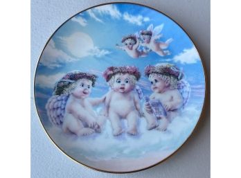 Dreamsicles 'the Flying Lesson' By Kristin Hamilton Collection Decorative Plate 187JJJ