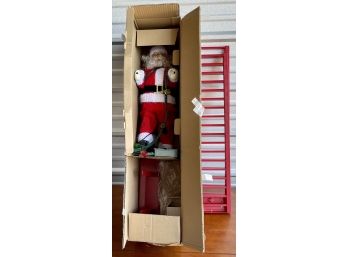 Electric Climbing Santa In Original Box