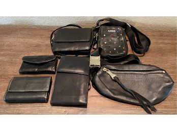 Assorted Leather Dance Purses, Wallets And Waist Packs Including Aimee Kestenberg Starlight Jeweled & Hobo