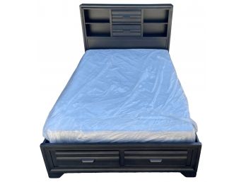 Lifestyle Enterprise Inc. Full Size Mattress And Bed Set With Headboard Storage