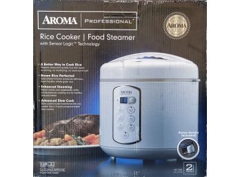 Aroma Professional Rice Cooker And Food Steamer In Original Box