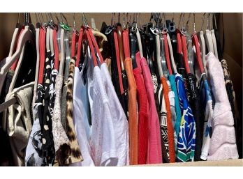 Large Lot Of Womens Medium/small Shirts Including Jones Of NY, Charter Club, Style & Co, And More