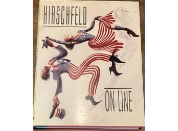Hirschfeld On Line 1999 Al Hirschfeld Book Applause New York & London Original Dust Cover