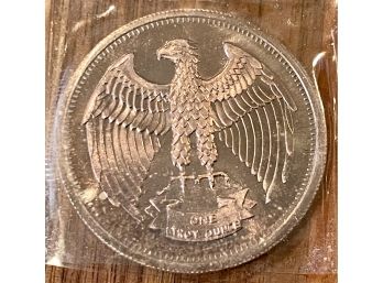 One Troy Ounce 999 Fine Silver Coin Silverado Certified Mint