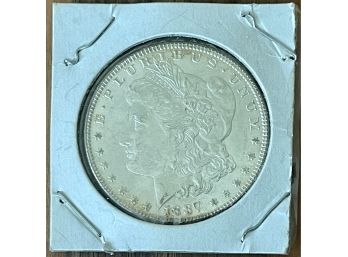 1887 Morgan Silver Dollar US Coin