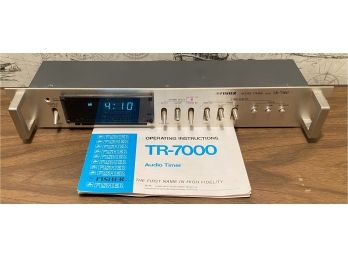 Fisher TR-7000 Audio Timer With Power Cable & Instructions